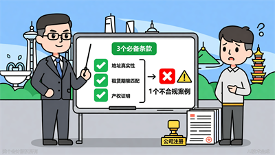 济南公司注册地址租赁协议：3个必备条款（附不合规案例）